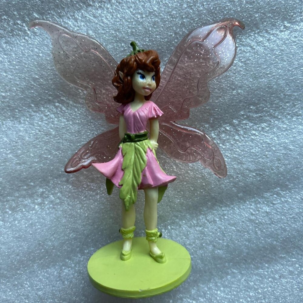 Disney Tinkerbell Pixie Hollow Pink Fairy Figurine "Prilla"